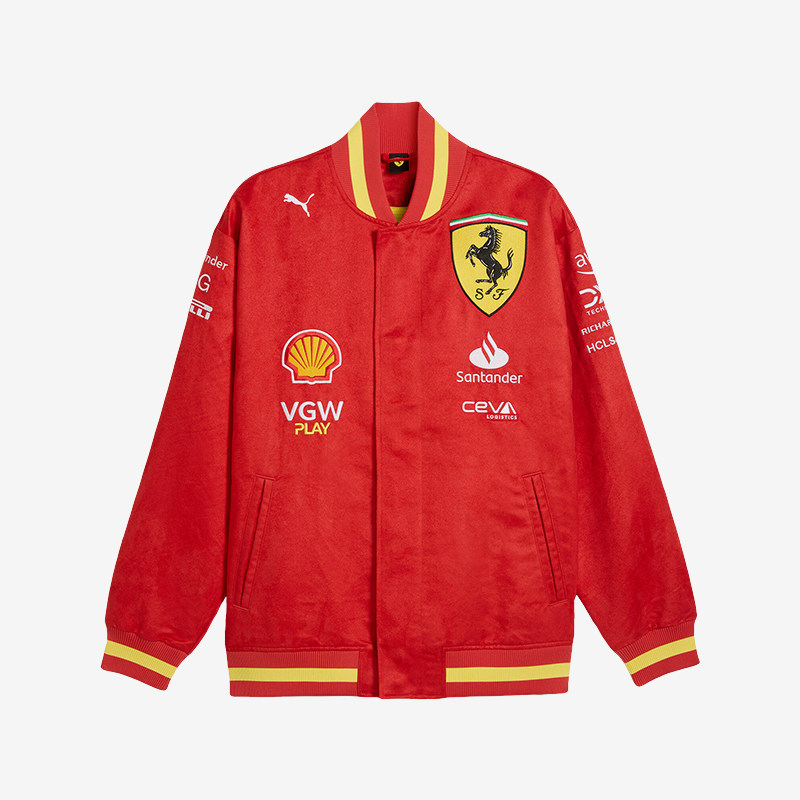Puma/彪马正品2024秋冬新款男士运动法拉利赛车外套763606-01图片