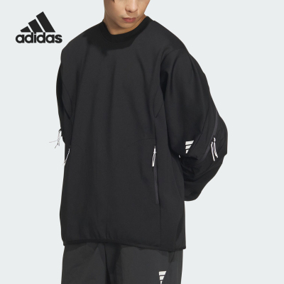 Adidas/阿迪达斯正品2025新款男女潮流针织卫衣套头衫JM8630
