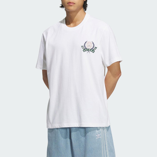 Adidas/阿迪达斯正品三叶草男士针织日常经典休闲透气短袖KD1841