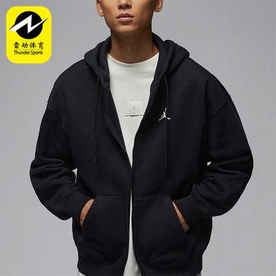 Nike/耐克正品JORDAN男士加绒连帽休闲保暖外套IB7232-010