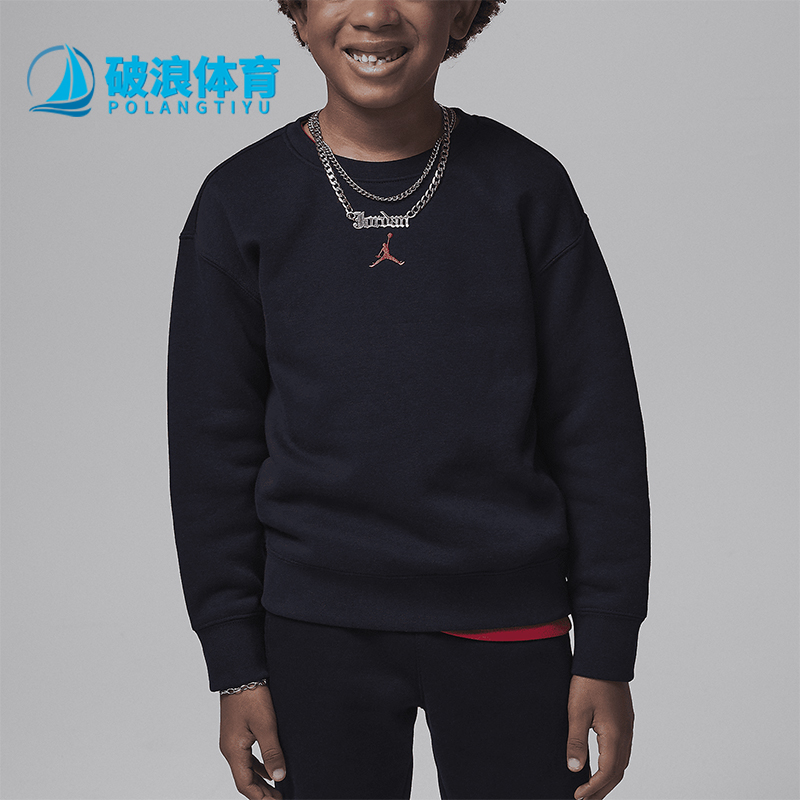 耐克小童加绒圆领卫衣