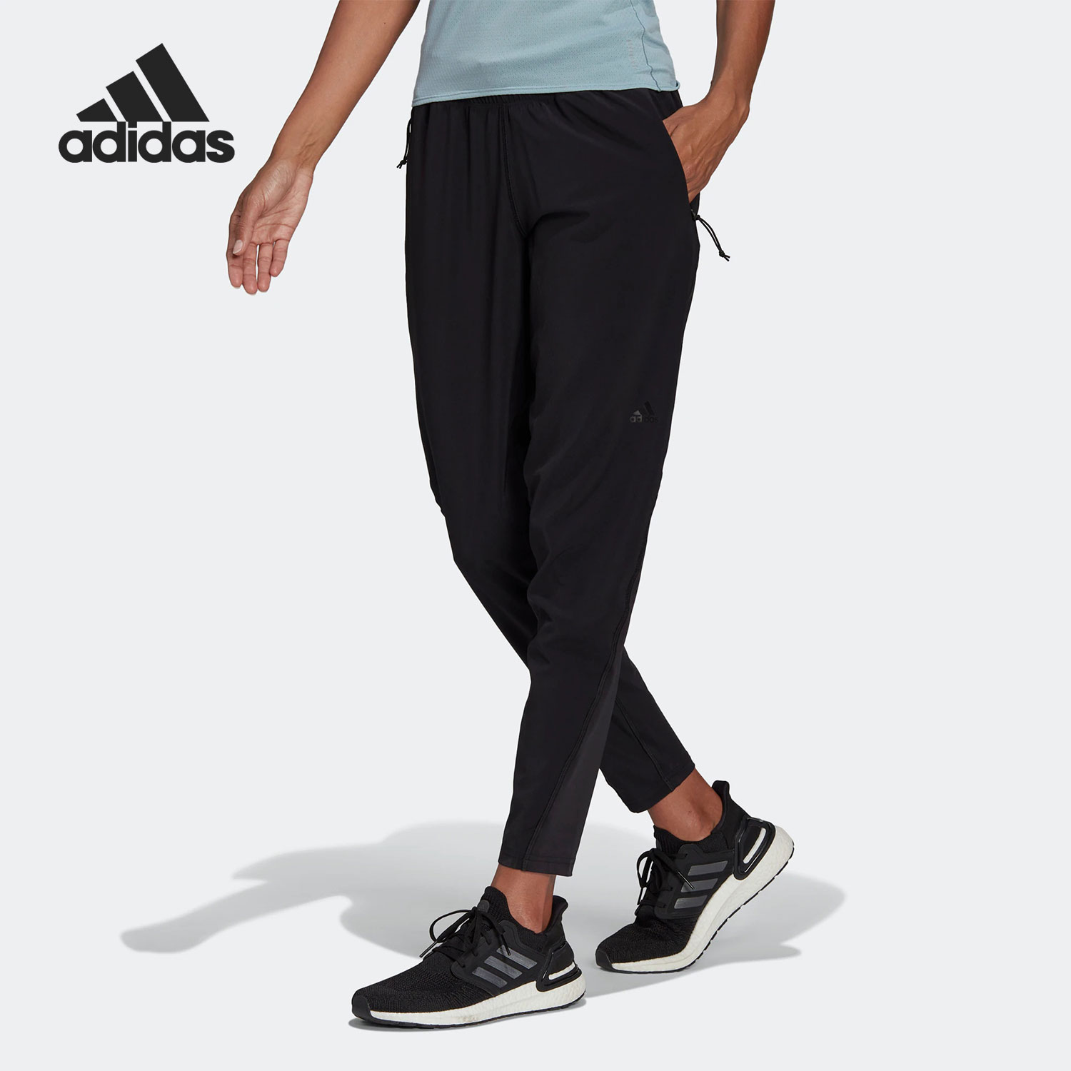 Adidas/阿迪达斯正品RI 3B PANT 女子透气跑步运动长裤HF5679