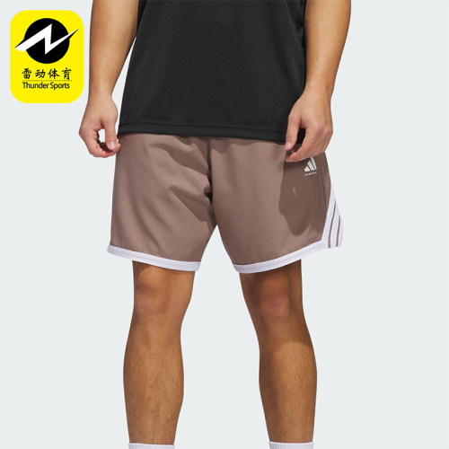 Adidas/阿迪达斯正品2025新款男士宽松篮球运动透气短裤JZ5437