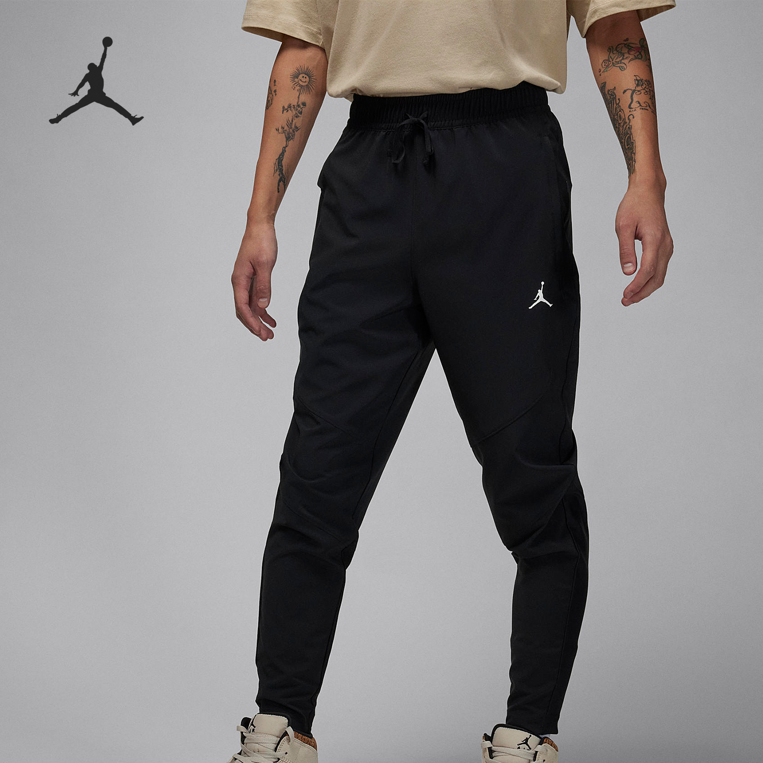 Nike/耐克正品JORDAN男士梭织透气训练运动长裤FN5841-010