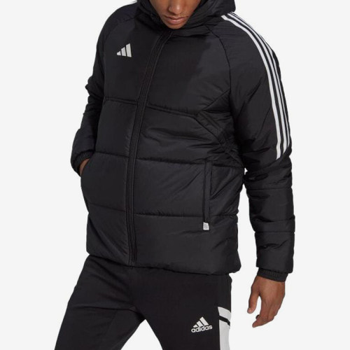 Adidas/阿迪达斯正品男士运动休闲保连帽暖经典棉服HT2542
