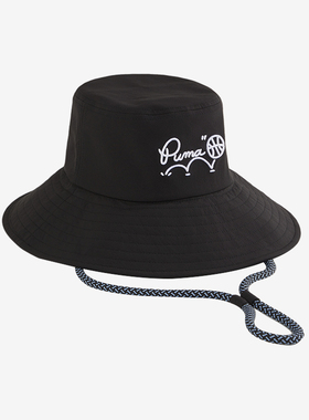 Puma/彪马正品SOPHIA CHANG联名款女士休闲运动带帽绳渔夫帽