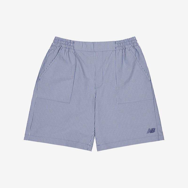 New Balance/NB正品夏季新款男女舒适百搭条纹短裤NVE28063-BL