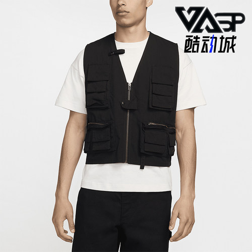 Nike/耐克正品男士舒适耐用经典运动休闲多口袋背心FN3214-010