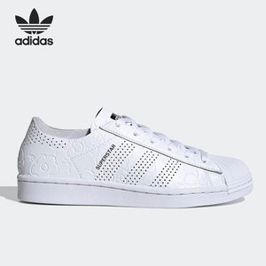 Adidas/阿迪达斯官方正品三叶草贝壳头男女运动休闲板鞋 FW3555