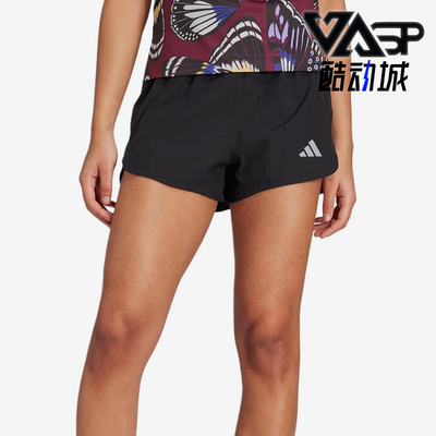 Adidas/阿迪达斯正品女士高腰柔软时尚三分运动短裤KA6364