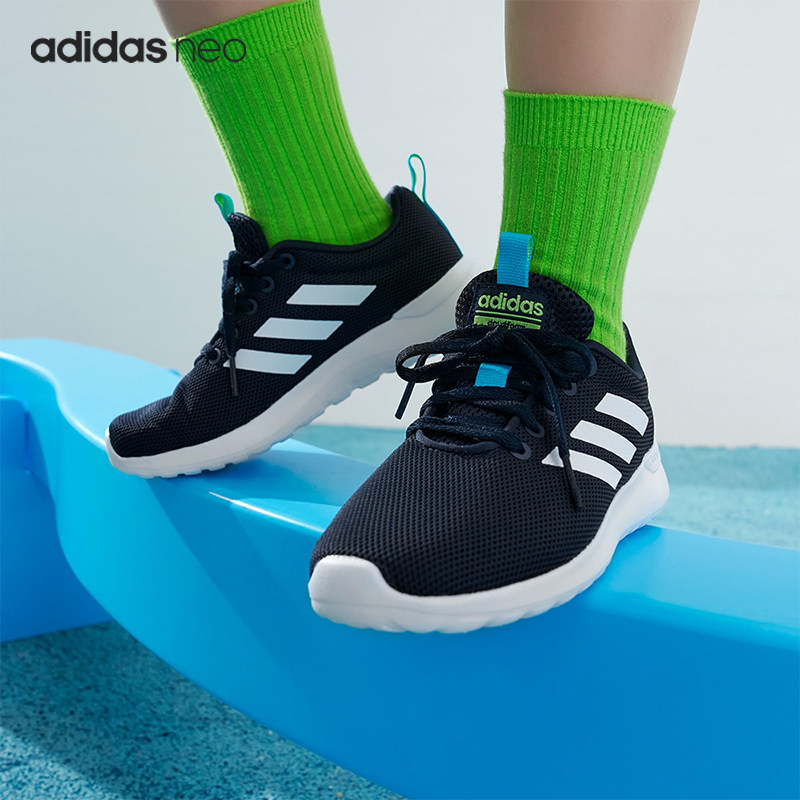 Adidas/阿迪达斯正品当季新款大童休闲系带轻便透气运动鞋 FV9608 - 实物图