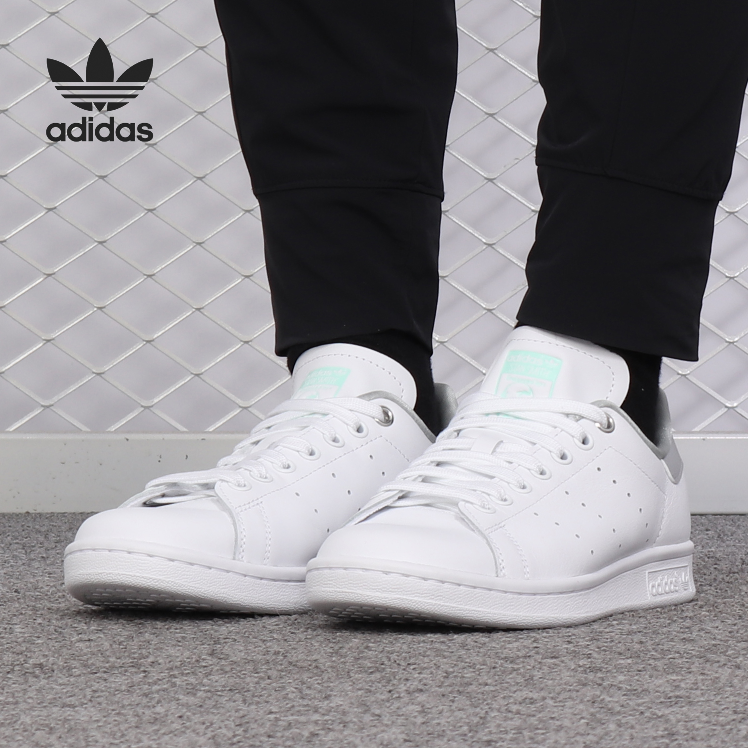 Adidas/阿迪达斯正品 新款三叶草STAN SMITH W男女休闲鞋 G27907