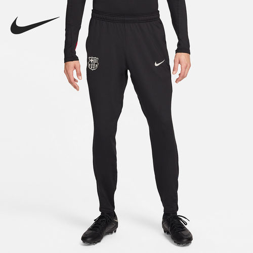 Nike耐克正品巴塞罗那男Dri-Fit速干修身凉爽运动裤FN9424-010