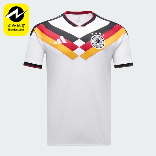 Adidas/阿迪达斯正品2025男士V领训练耐穿套头足球短袖KD8363