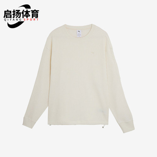 彪马男女运动针织圆领宽松卫衣