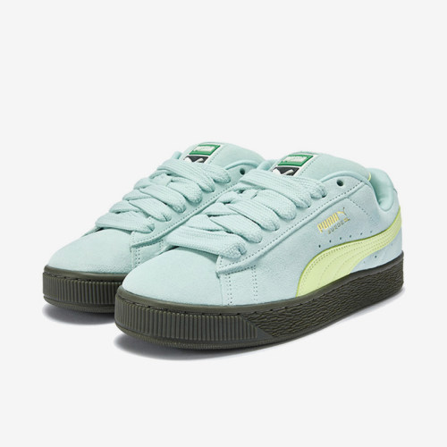 Puma/彪马正品SuedeXL新款男女浅蓝浅绿色经典休闲板鞋395205-84