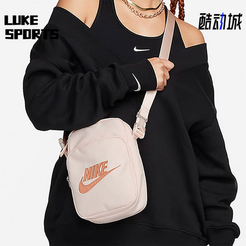 Nike/耐克正品时尚男女休闲系带图案运动单肩包FB3041-838