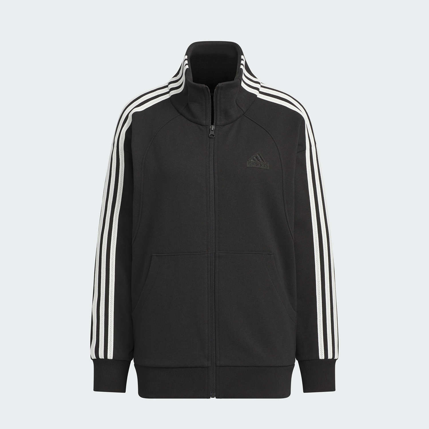 Adidas/阿迪达斯官方正品3-STRIPES KNIT女士运动休闲外套JN0759