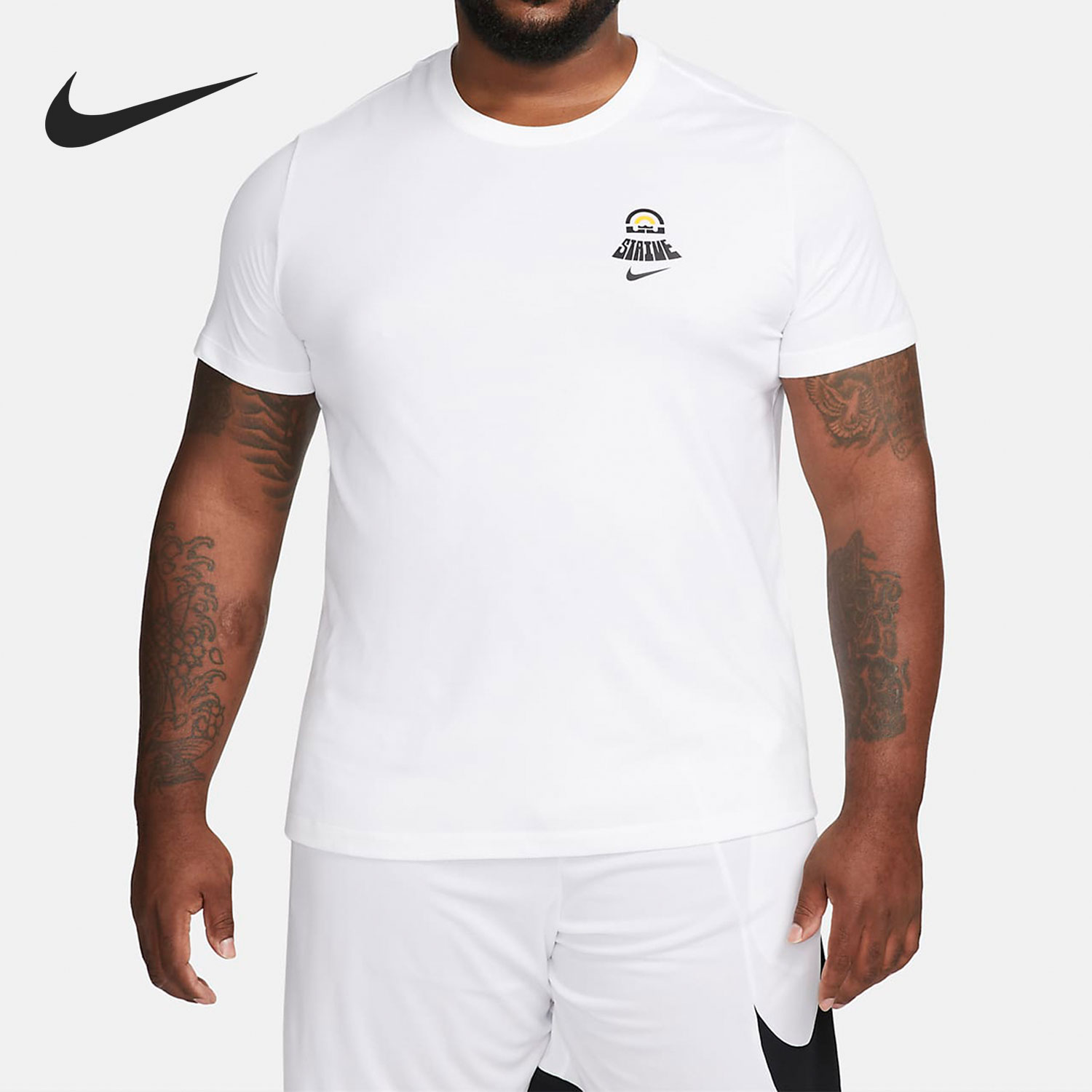 Nike/耐克正品夏季新款男子宽松老虎印花短袖T恤DR7648-100