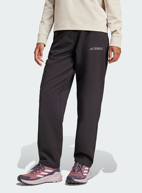 Adidas/阿迪达斯正品XPL W SFTSHL P女士运动字母长裤JP2093