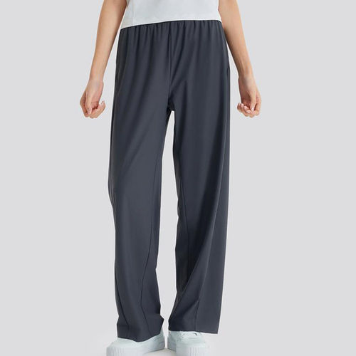 Skechers/斯凯奇正品春秋款女士松紧印花简约针织长裤P225W212