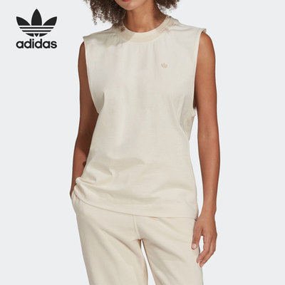 Adidas/阿迪达斯正品当季 新款三叶草女子运动无袖T恤 HE0375