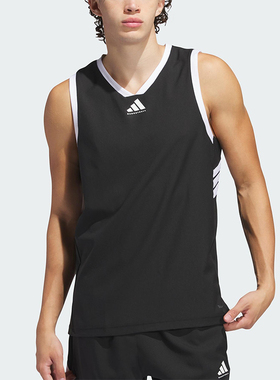 Adidas/阿迪达斯正品新款男士篮球系列透气经典运动背心JN0335