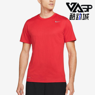Nike/耐克正品DRI-FIT男士耐穿圆领套头透气运动短袖HF0507-657