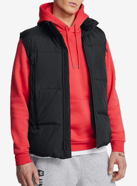 UA/安德玛正品Limitless男士保暖立领运动羽绒马甲1384642-001