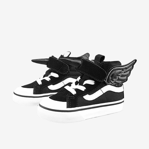 Vans/范斯Sk8-Hi婴童耐磨小翅膀魔术贴休闲运动高帮板鞋VN0A4UWA