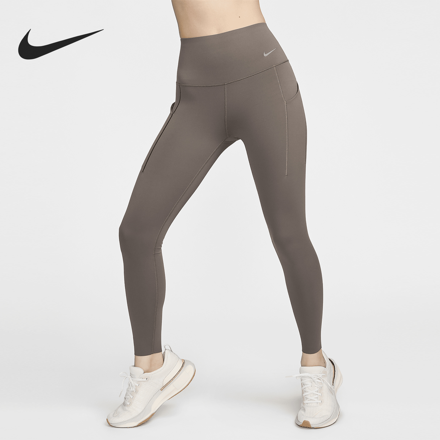Nike/耐克正品新款女士高腰透气运动训练紧身长裤DQ5997-004