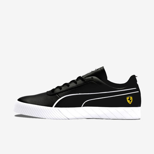 Puma彪马正品Ferrari SF Vulc Track男耐磨防滑赛车板鞋306393-01