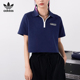 POLO衫 三叶草女子运动休闲短袖 HL6572 阿迪达斯正品 Adidas