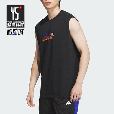 Adidas/阿迪达斯正品BB GRAPHIC TANK男士经典无袖篮球背心KC0310