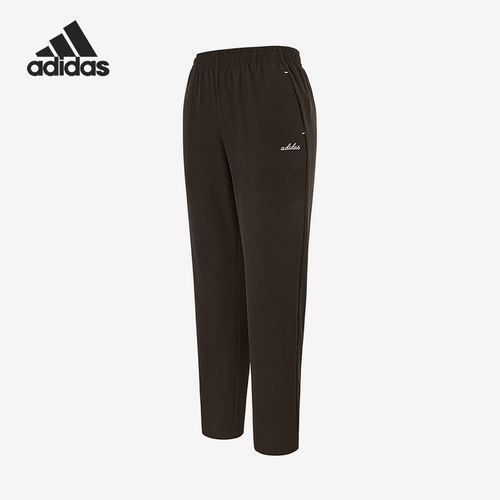 Adidas/阿迪达斯官方正品春秋女士松紧复古休闲简约长裤KS4833