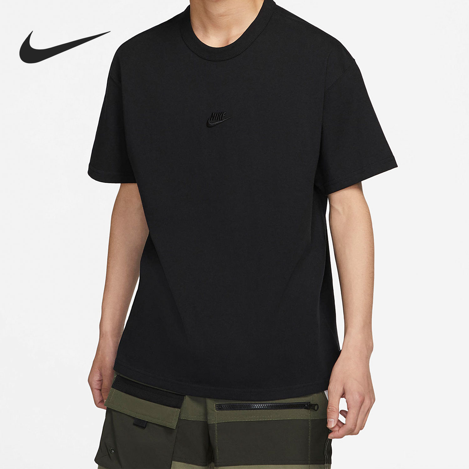 Nike/耐克正品新款男子圆领针织训练运动短袖T恤DO2052-010