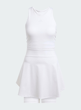 Adidas/阿迪达斯正品TENNIS Y-DRESS女士网球修身连衣裙JE7098