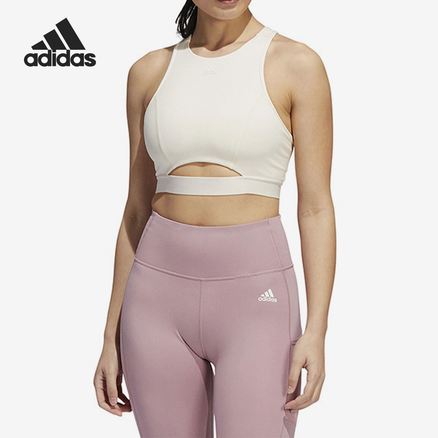 Adidas/阿迪达斯正品CF ST MS 4E BRA女子运动内衣文胸HE2116