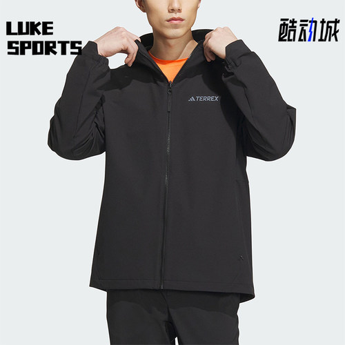 Adidas/阿迪达斯男士软壳衣外套