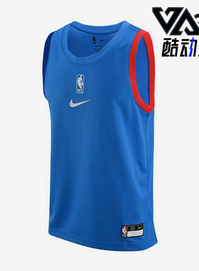 Nike/耐克正品运动男士圆领透气经典休闲复古无袖背心DR2275-435