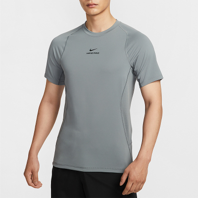 Nike/耐克正品2025夏季男士拼接训练运动透气针织短袖HV0410-084