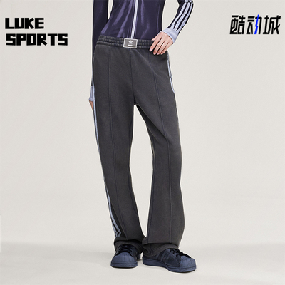 Adidas/阿迪达斯正品三叶草新款女深灰色经典街头运动裤KA9843
