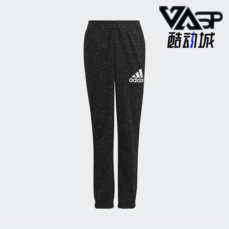Adidas/阿迪达斯正品秋季新款大童针织印花休闲运动裤HN8473