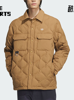 Adidas/阿迪达斯正品三叶草男士宽松保暖运动羽绒服JD3748