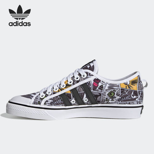 Adidas/阿迪达斯官方正品 Nizza 三叶草男女舒适休闲板鞋 GX0994