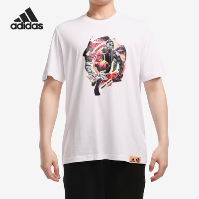 阿迪达斯夏子休闲运动恤正品