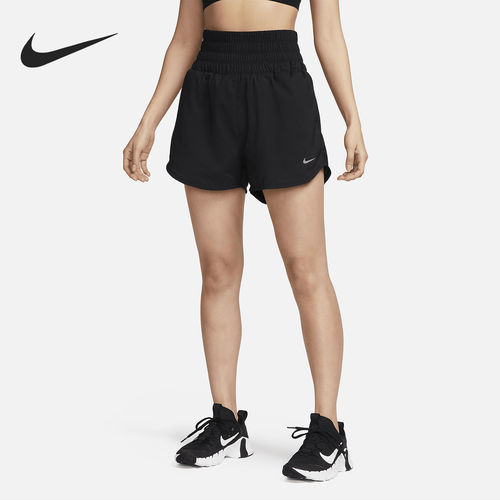 Nike耐克正品Dri-FIT One女士吸湿排汗多口袋速干短裤DX6643-010