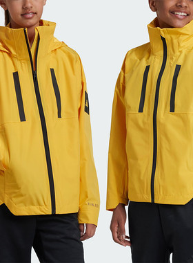 Adidas/阿迪达斯正品2024年秋季大童梭织户外冲锋衣IX3591