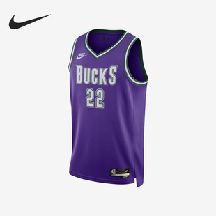 NBA男子密尔沃基雄鹿队球衣DO9450 Nike FIT DRI 506 耐克正品