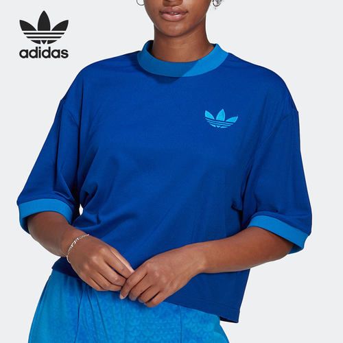Adidas/阿迪达斯正品OVERSZIED TEE三叶草女子休闲短袖IB2062